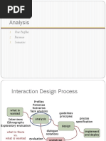 Analysis: User Profiles Personae Scenarios