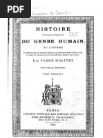 Fabre D'olivet Antoine - de L'etat Social de L'homme Ou Vues Philosophique Sur L'histoire Du Genre Humain-T1 1910 PDF