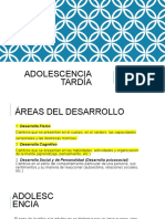 Adolescencia Tardia PDF