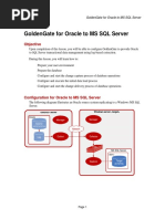 Goldengate oracle to sql server