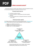 1-What Is Persuasive Speech?