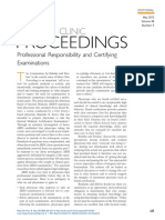 Professional Responsibility and Certifying Examinations: Editorial