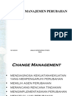 D. Manajemen Perubahan