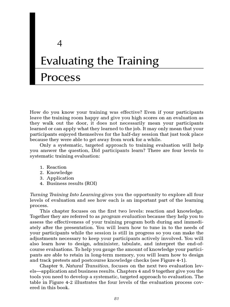 Training Evaluation Methods Explained | PDF | Fraction (Mathematics ...