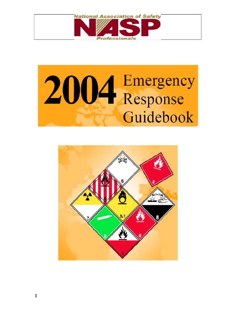5 DOT Emergency Response Guidebook PDF