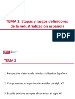 Tema 2 - Etapas Industrialización España