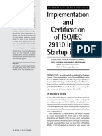 Implementation and Certification of Iso/Iec 29110 in An IT Startup in Peru