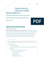 Aplicación Del Derecho - Enciclopedia Del Derecho, Historia y Las Ciencias Sociales Online Gratis - Española, Mexicana, Argentina, Etc