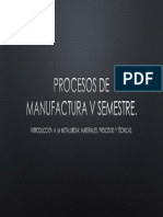 Procesos de Manufactura.