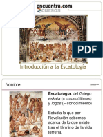 01 Escatologia Introduccion y Parusia