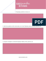 Elige El Nombre de Blog PDF