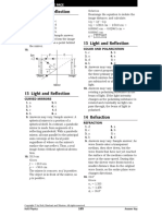 Light and Refraction Study Guide Answer Keys PDF