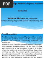Troubleshooting Common Computer Problems