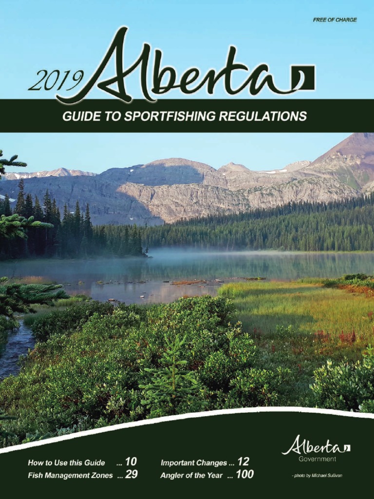 Alberta Sportfishing Regulations Guide | PDF | Angling | Recreational  Fishing