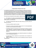 Evidencia 8 Cuadro de Comportamiento "Evaluación Del Canal"