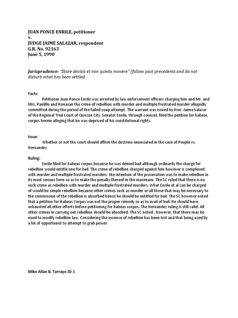 Juan ponce enrile v salazar pdf