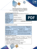 3 Tercera Fase - Planificación