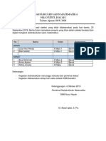 EKSTRAKULIKULER SAINS MATEMATIKA Belum Kelar