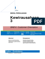 BAB 6 Customer Orientation