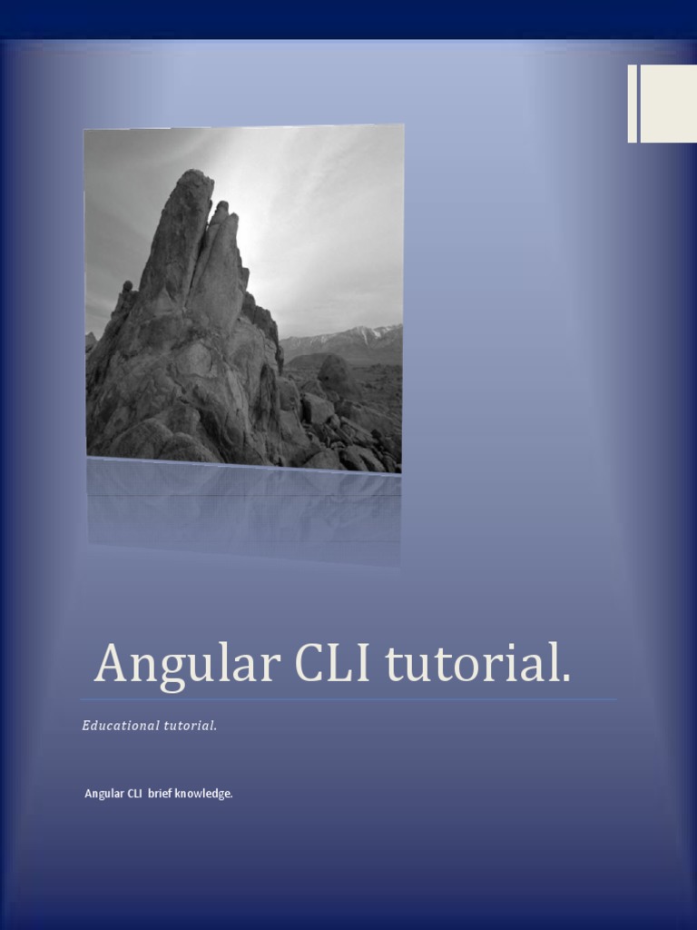 Angular CLI | PDF | Computers