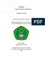 Makalah Penghantar Hukum Indonesia