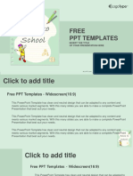 Back To School PowerPoint Templates Widescreen