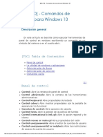 (Win 10) - Comandos de Consola para Windows 10