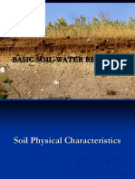 Basic Soil and Water Relationship