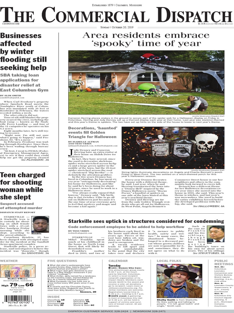 Commercial Dispatch Eedition 10-20-19 | PDF | Choctaw | Trail Of Tears