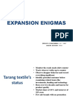 Expansion Enigmas