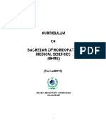 BHMS Syllabusc8f PDF