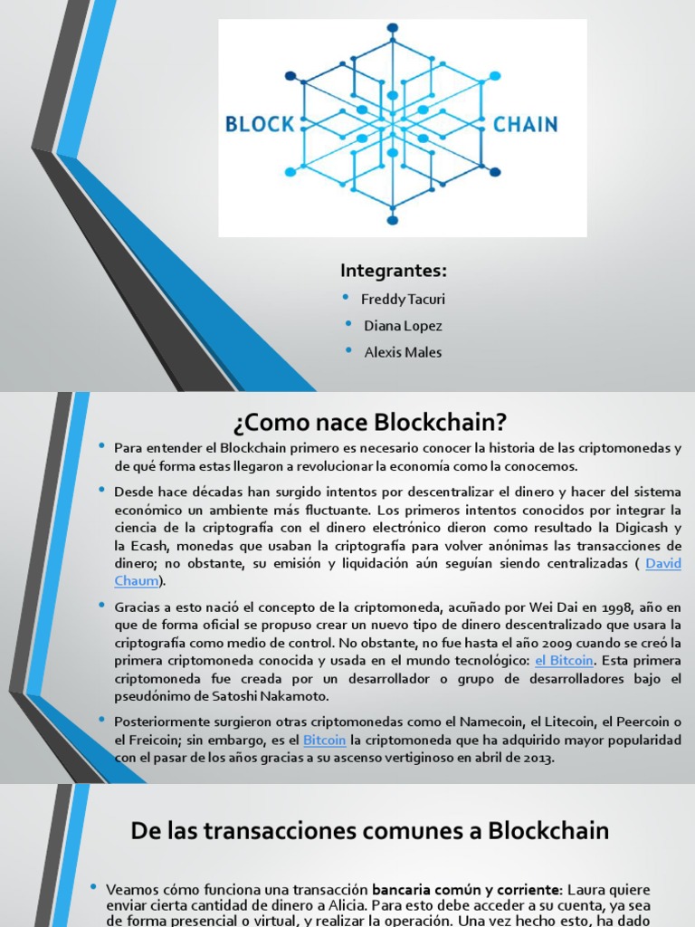 Block Chain | PDF | Criptomoneda | Bitcoin