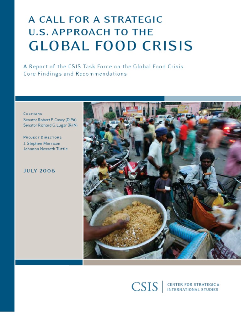 A Call For A Strategic U.S. Approach To The Global Food Crisis | PDF ...