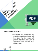 Investment of the Bank-Allied and Non-Allied Undertakings