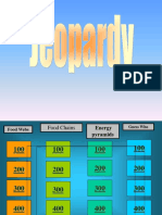 Jeopardy - Food Webs Chains and Energy Pyramids