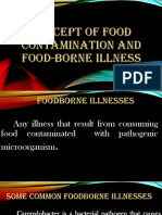 Concept of Food Contamination and Food-Borne Illness