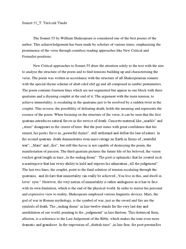 English sonnets essay image