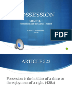 Possession: Possession and The Kinds Thereof