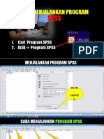 Cara Operasionalkan SPSS