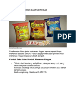 Contoh Iklan Produk Makanan Ringan