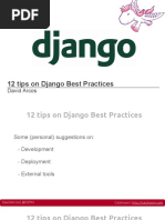 12 Tips On Django Best Practices