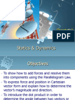 Statics and Dynamics Vector Analysis