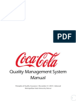 Coca Cola Quality Manual PDF