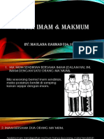 Posisi Imam & Makmum