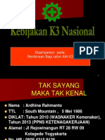 Kebijakan k3 Nasional 11230711