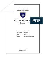 Cover Letters: International School