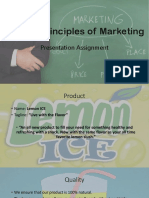 Presentation of Marketing On Product