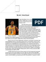 Kobe Bryant: My Basketball Idol