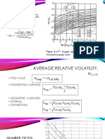 Number of Eq. Stages: - Fenske Equation