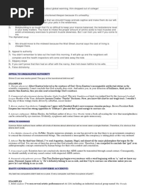 Fallacies Informal